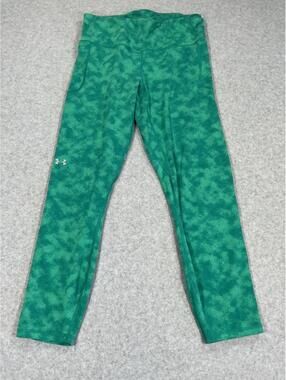 Under Armour Green Marble Athletic Leggings Size L/G/G